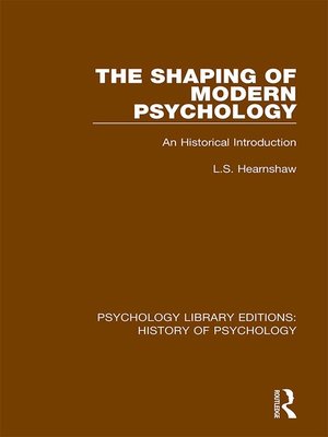 cover image of The Shaping of Modern Psychology